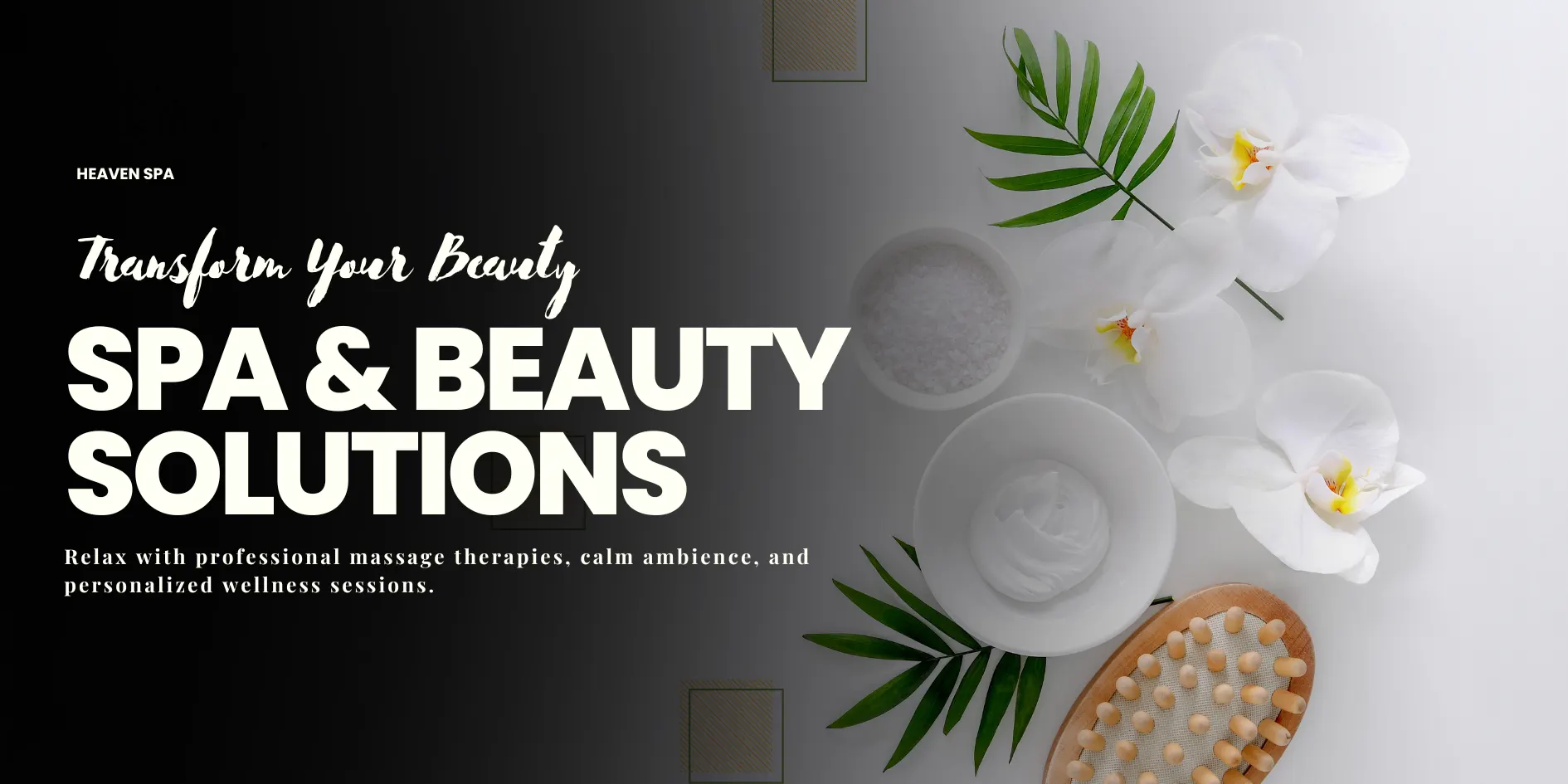 Authentic botanical essential oils and hot stones for relaxation therapy